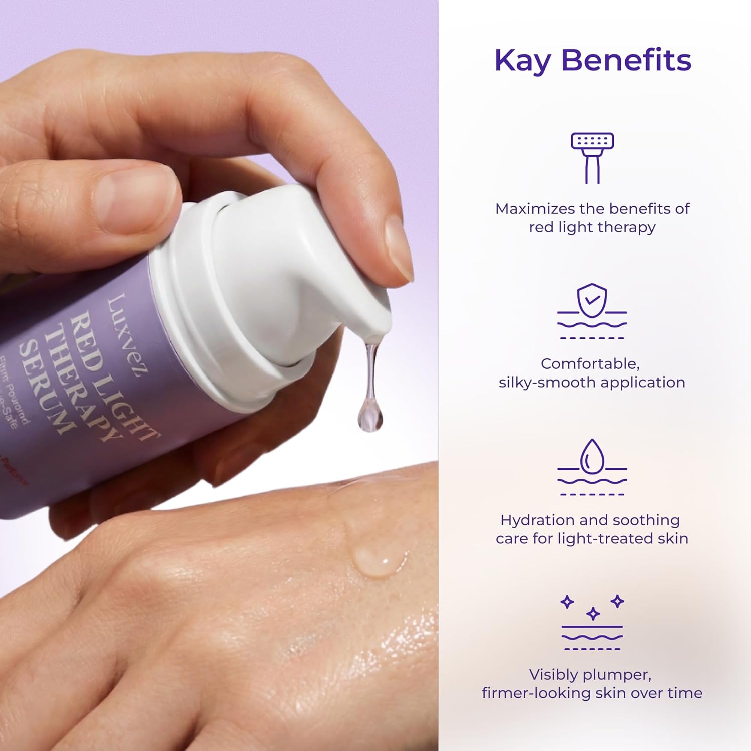 LED Red Light Skincare Activation Serum for Face, Hydrating Gel Serum for Smooth Device Glide & Comfort, Helps Skin Look Radiant and Refined, 2 Pack (2 x 1 fl oz / 30 mL)