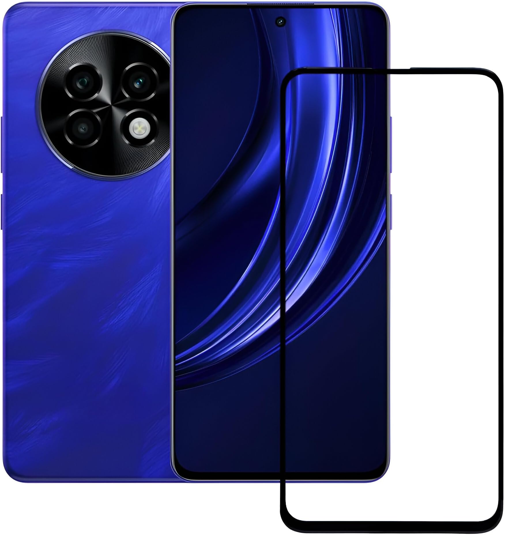 MoCoTech HD+ Edge-to-Edge Tempered Glass for Realme P1 Speed 5G – Full Screen Protector Guard, 9H Hardness, Anti-Scratch, Bubble Free, Case Friendly, Ultra Clear with Easy Installation Kit