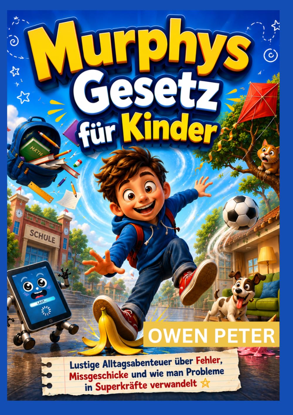Murphys Gesetz für Kinder: Lustige Alltagsabenteuer über Fehler, Missgeschicke und wie man Probleme in Superkräfte verwandelt