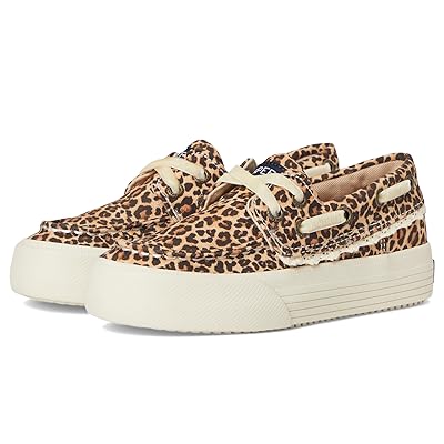 Sperry Kids Bahama Platform (Little Kid/Big Kid) Girls Shoes Cheetah