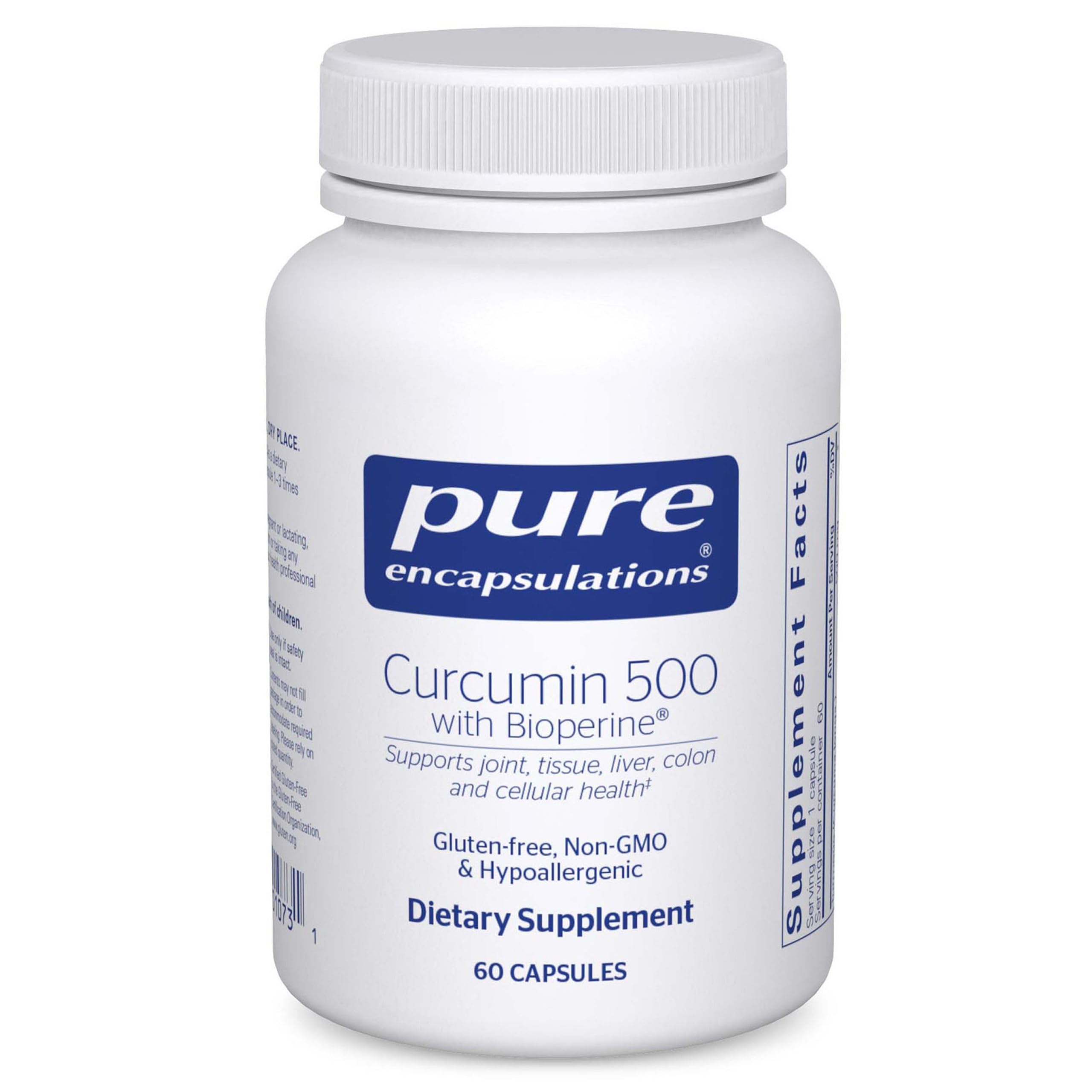 Pure Encapsulations Curcumin 500 with Bioperine® 60 caps