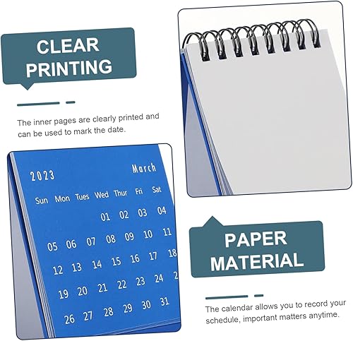 Miniatura 4 de STOBOK 3pcs X September Agenda Binding Year School Twin- Organizing Book from Gifts Academic Home Tabletop Self Standing -june Wire Office Monthly