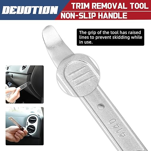 Miniatura 4 de Herramienta de palanca 4140, herramienta de extracción de molduras de barra de palanca, herramienta de palanca, barra de palanca de bolsillo, kit de