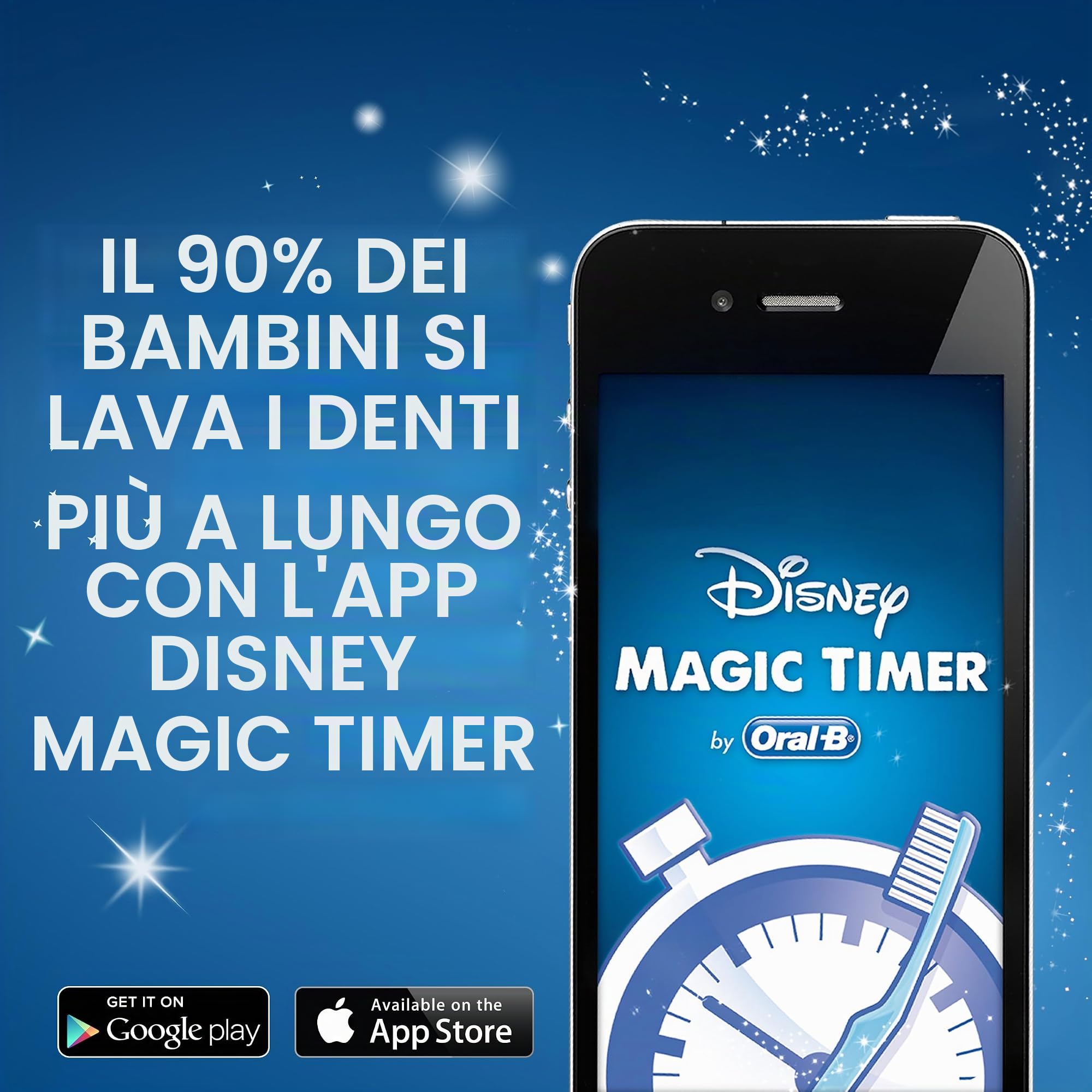 Spazzolino Elettrico Ricaricabile Oral-B Kids Braun, 1 Manico Con Personaggi Di Star Wars, 1 Custodia Da Viaggio, Per Età Da 3 Anni