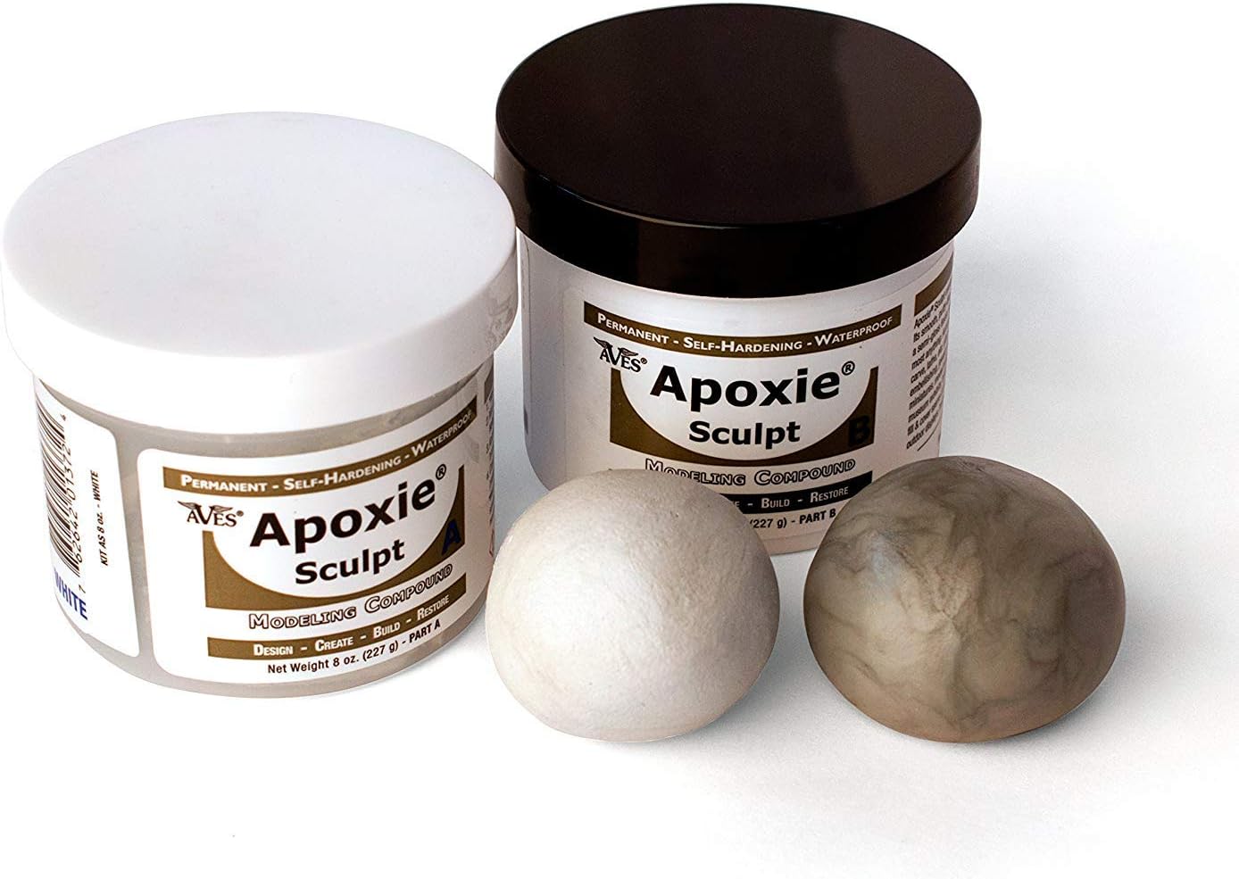 Apoxie Sculpt - 2 Part Modeling Compound (A & B) - 1 Pound, White
