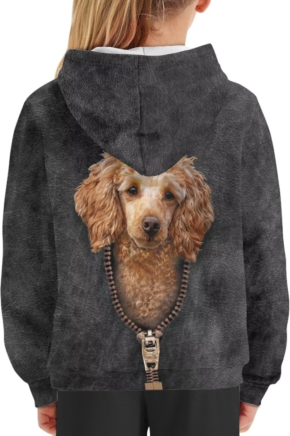 Poceacles Kids Hoodies with Pocket Athletic Hooded Pullover Sweatshirt for Juniors Youth Activewear Jumper with Hooded