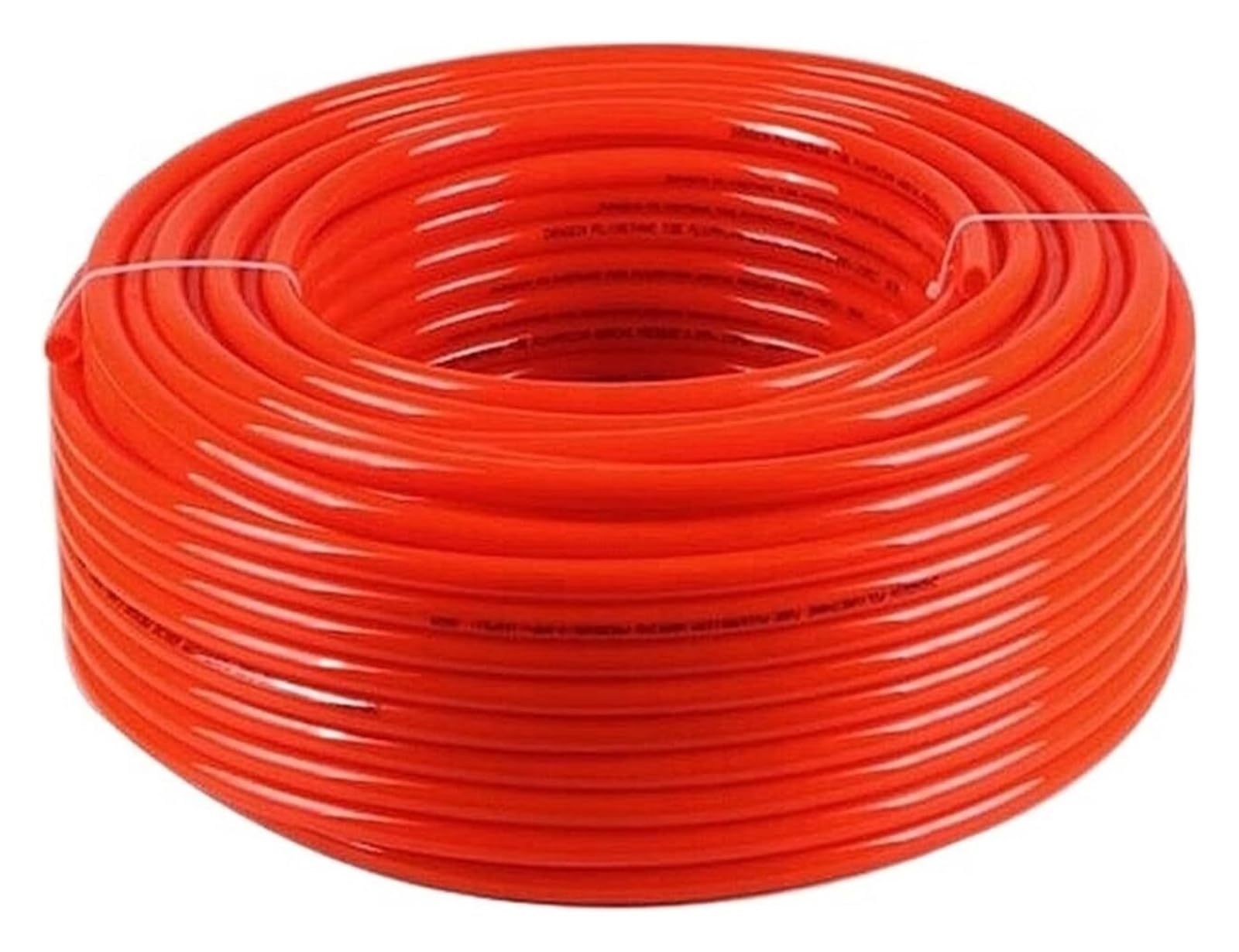 Manguera de aire de PU, manguera de compresor, mangueras flexibles de PU de goma, manguera de aire roja, tubo neumático de 12 mm y 14 mm for compresor, tubería de poliuretano.(Od 10xid 6.5mm,20meter)
