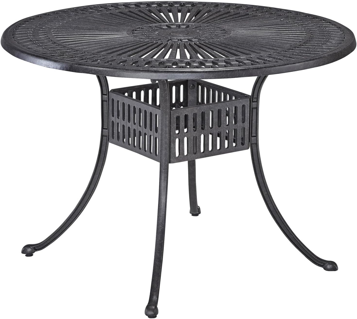 homestyles Grenada Charcoal Outdoor Dining Table