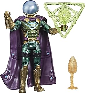 Marvel Spider-Man 6-Inch Mystery Web Gear Marvel'S Mysterio, 1 Mystery Web Gear Armor Accessory And 1 Character Accessory, Ages 4 And Up