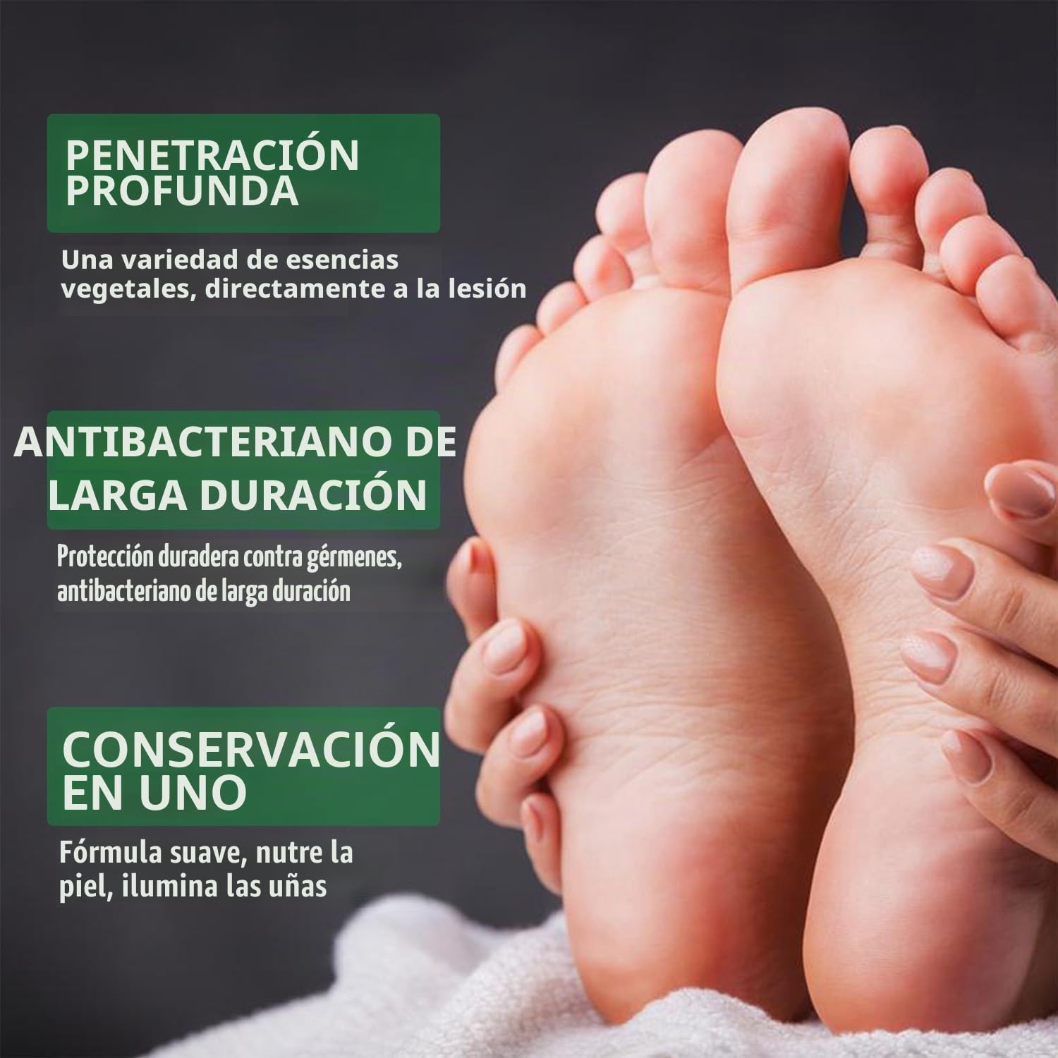 Spray para Pies, Spray para Pie de Atleta, Spray para el cuidado de los pies, Hidratante y reparador, Mujeres y Hombres Adultos, 30ml
