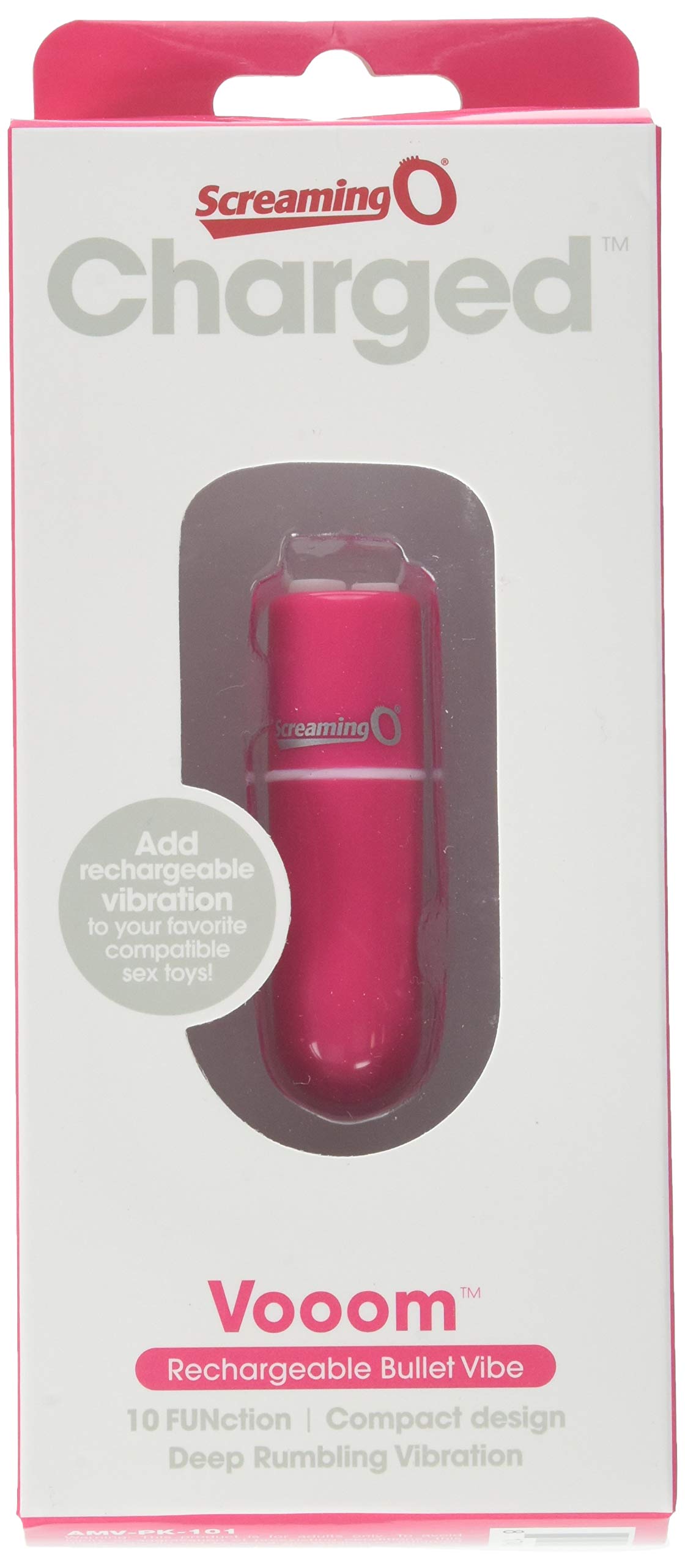 Amazon.com: Screaming O Charged Vooom Rechargeable Bullet Vibe, Pink,1 Count,SCVCHGBULPK : Health & Household Amazon.com: Screaming O Charged Vooom Rechargeable Bullet Vibe, Pink,1 Count,SCVCHGBULPK : Health & Household