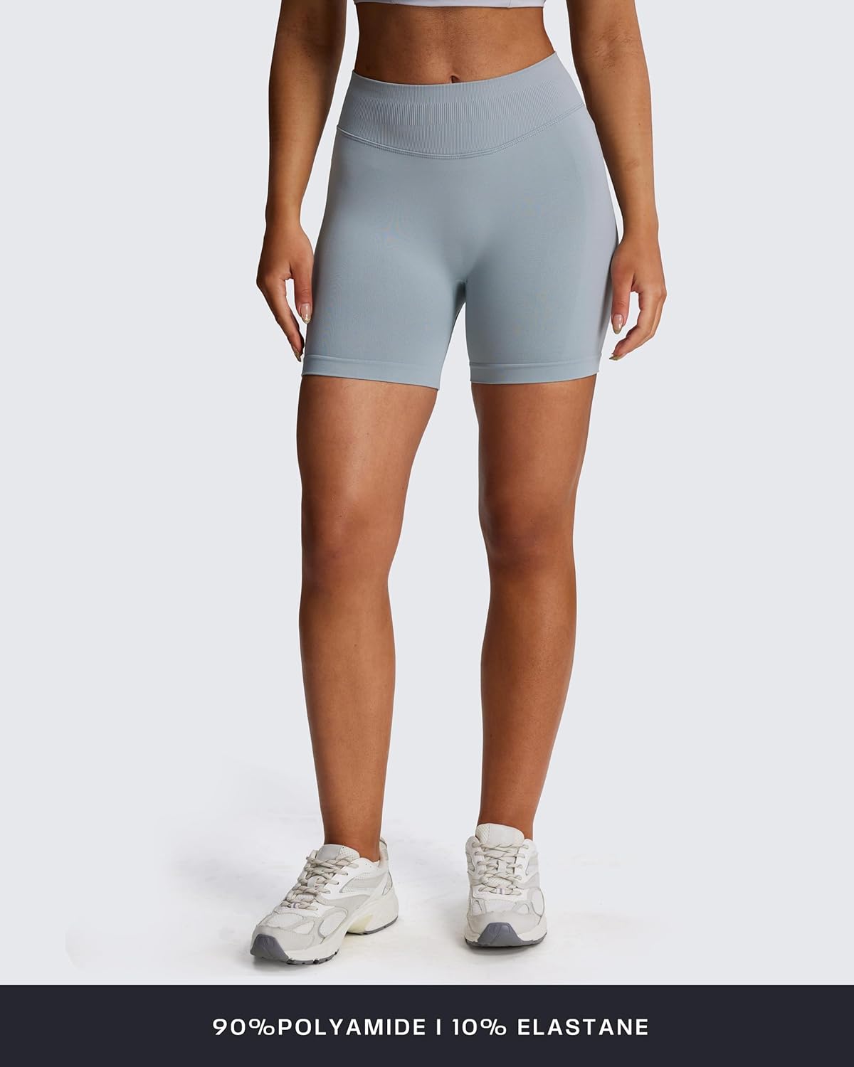 Aoxjox Seamless Biker Shorts for Women Impact Hidden Scrunch Low Waisted Athletic Yoga Short 3.5"/4.5"/5"/6" - Image 4