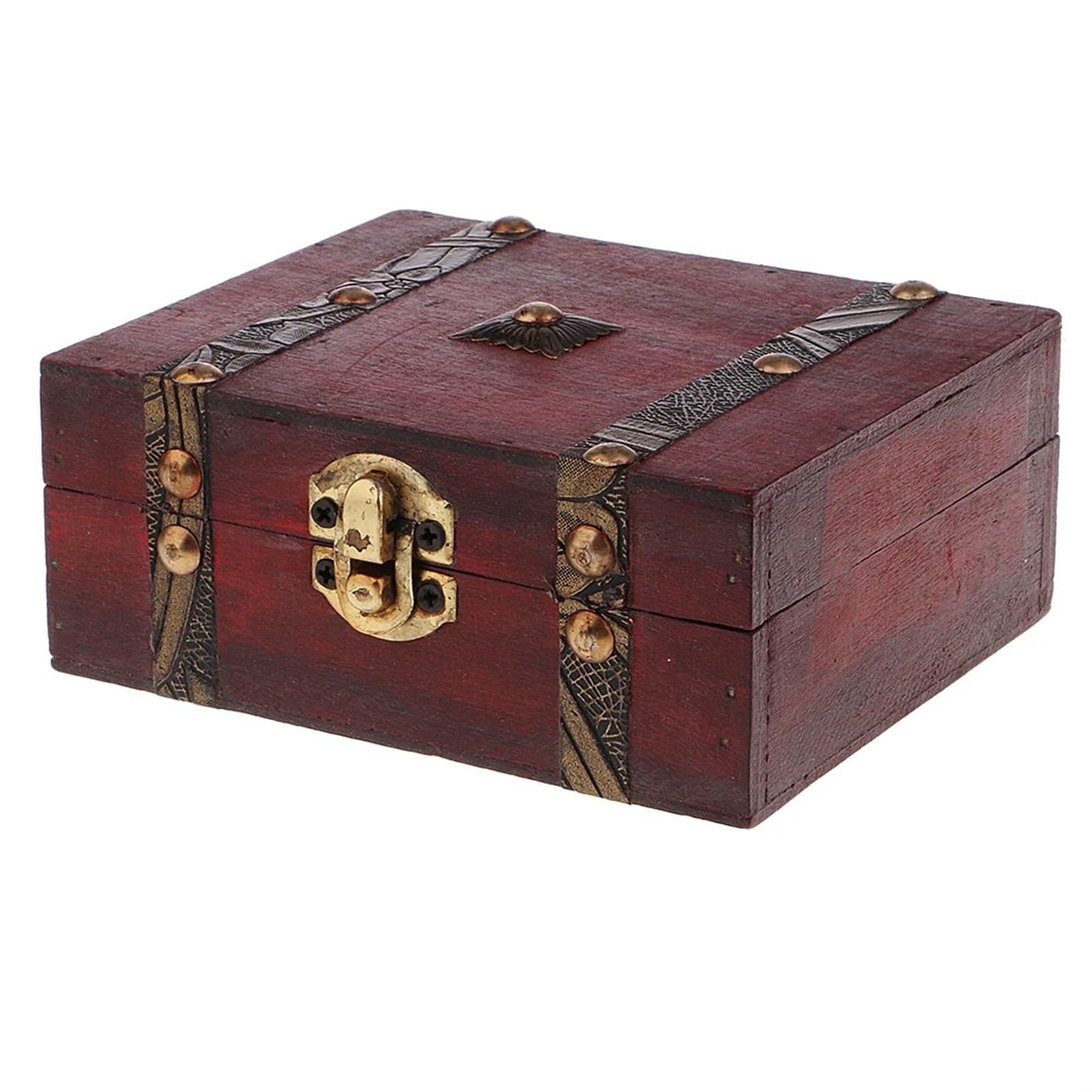 YShiuoL Wooden Storage Box Jewelry Packaging Box Vintage Style Wooden Earring Necklace Storage Case Bracelet Rings
