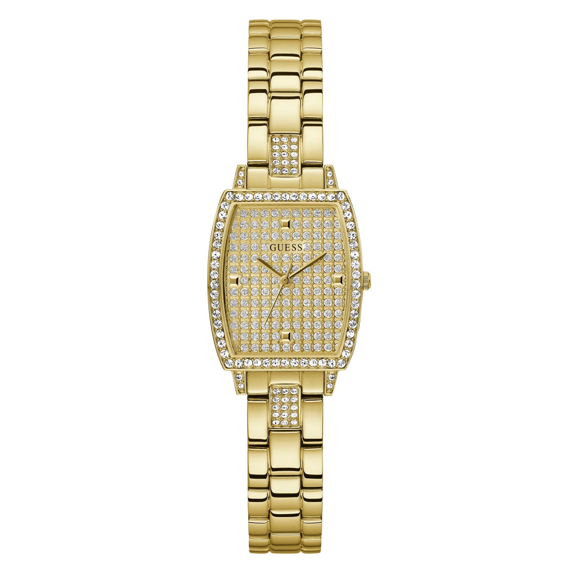 GUESS Stainless Steel Women 24 Mm Gold Dial Analog Watch- Gw0611L2 (B0CDQSHJ5L) Amazon Price History, Amazon Price Tracker