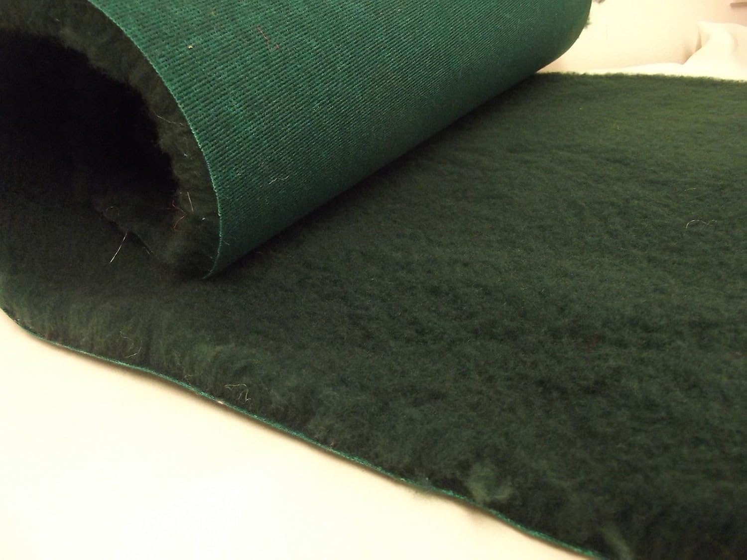 Tapis literie vétérinaire chiot CRS Fur Fabrics vert bouteille 150x100cm