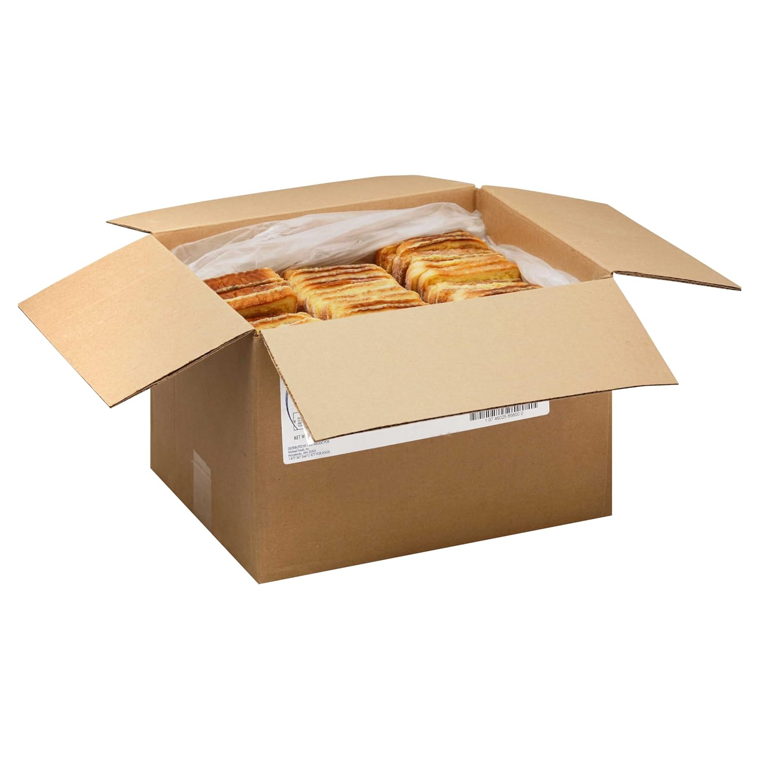 Papettis Cinnamon Swirl French Toast, 2.5 Ounce - 100 per case.