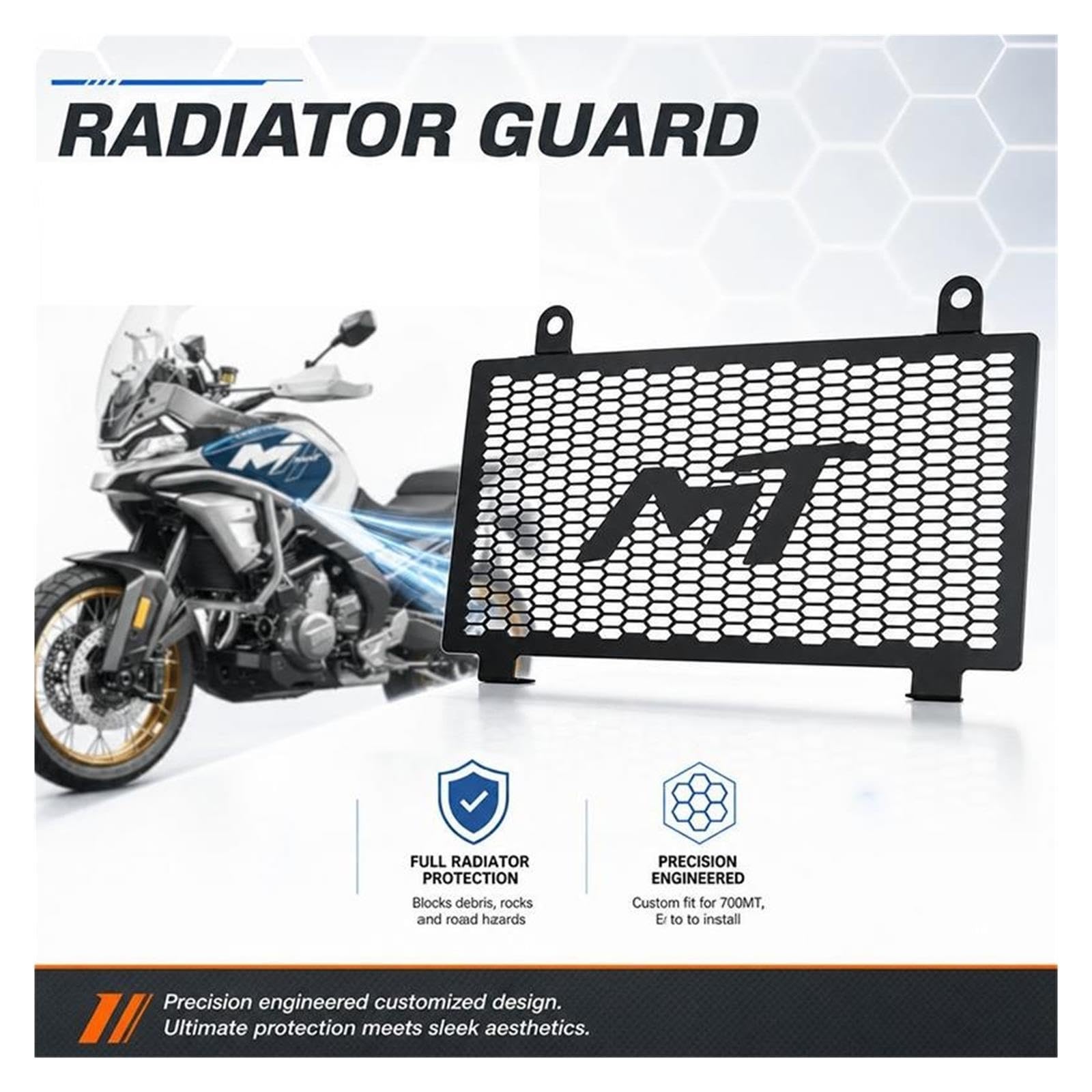 Dla CFMOTO 700MT/IBEX 700 2024-2026 Osłona Chłodnicy Motocykla