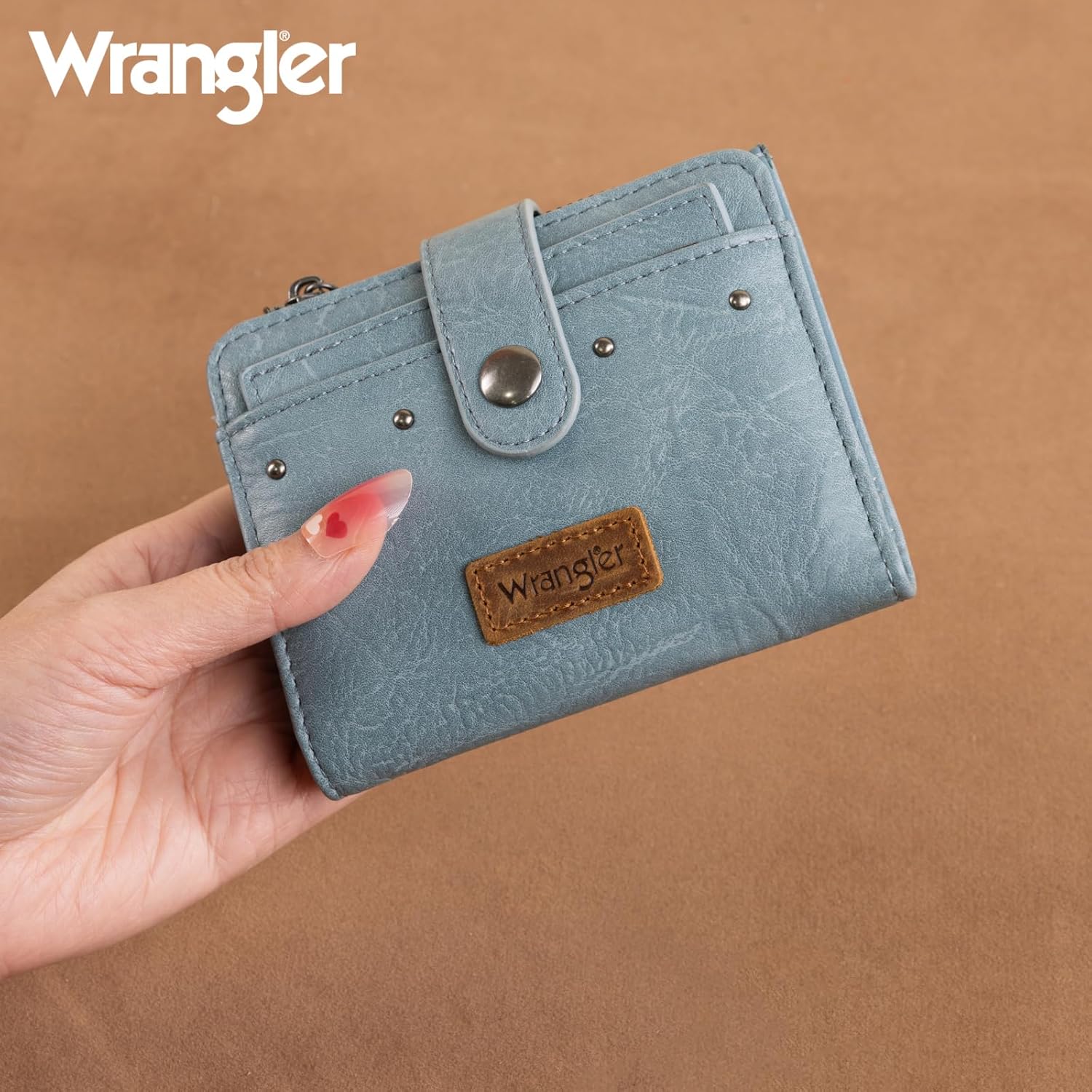 Montana West X Wrangler Small Women Wallet and Aztec Card Holder Set for Women