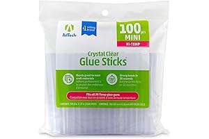 Adtech W229-34ZIP100 Mini Hot Melt Glue Sticks: Clear Bonding Solution for Craft Projects