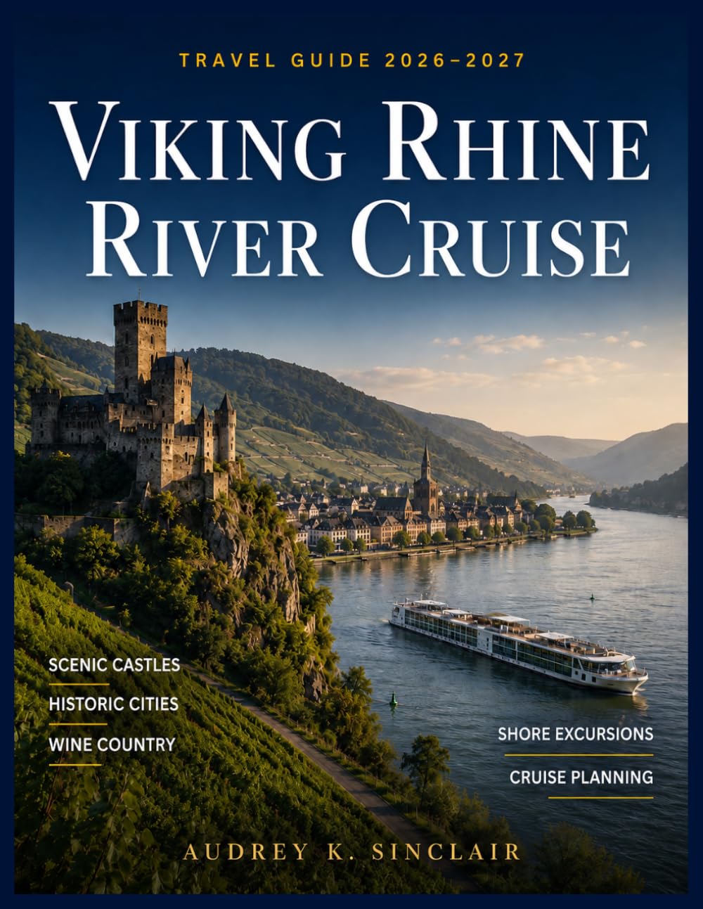 VIKING RHINE RIVER CRUISE TRAVEL GUIDE 2026–2027 (FULL-COLOR): Amsterdam to Basel, Rhine Gorge Castles, Historic Cities, Wine Country, Shore ... Guides (THE SMART TRAVELER COLLECTION)