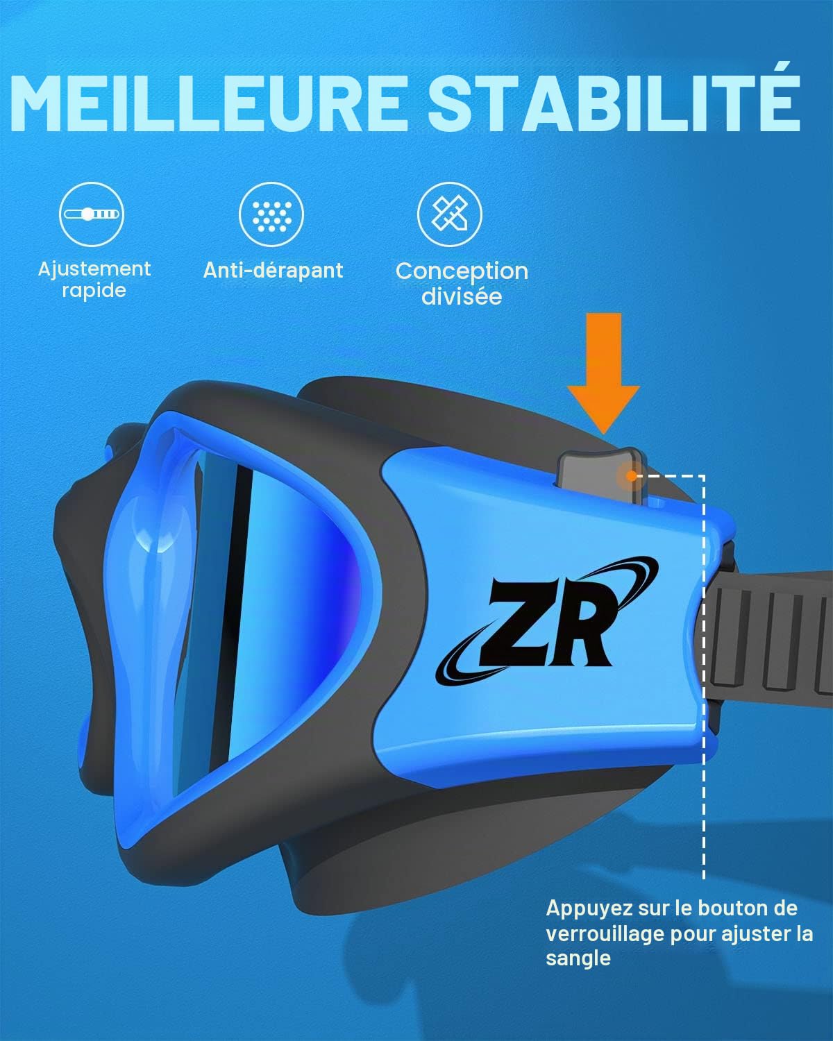 ZIONOR G1 Lunettes de Natation Polarisées Mirror Anti Buée Anti UV Unisex Adulte