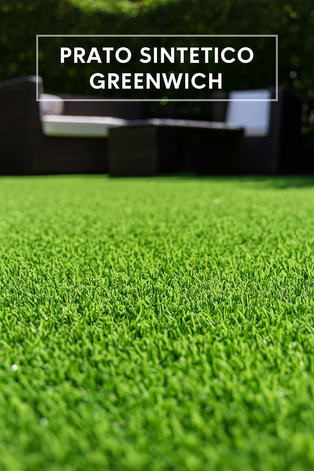 Prato Sintetico Greenwich | Erba Artificiale da Esterno 7mm | Tappeto Verde Decorativo per Giardino, Balcone e Terrazza | Disponibile in Diverse Misure (Greenwich, 5x2m - 10mq)
