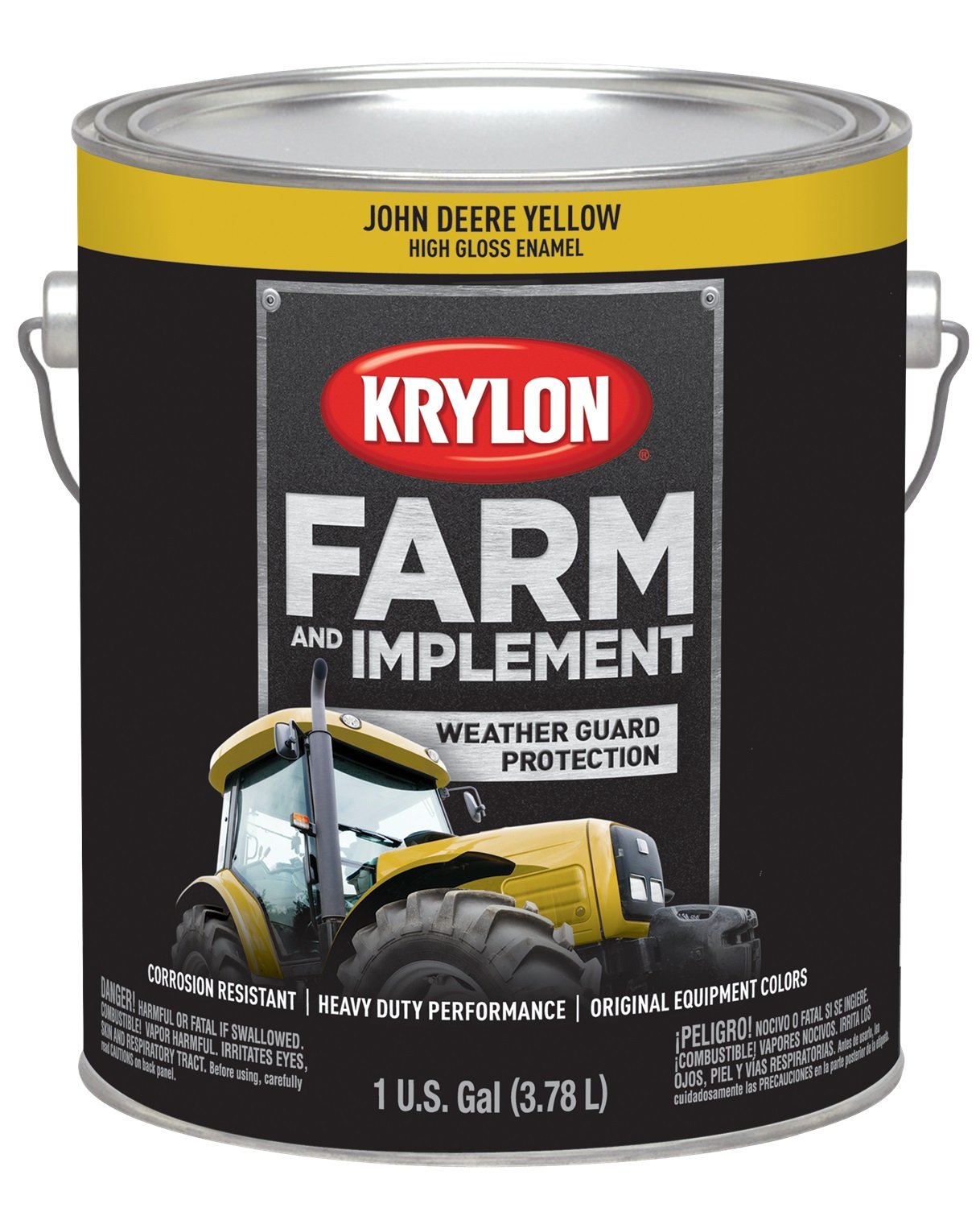 Krylon Farm &amp; Implement Paint Gallons John Deere Yellow (JD Yellow)
