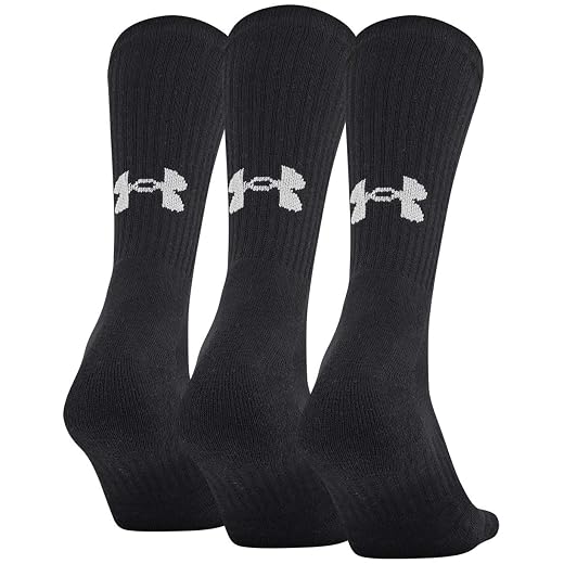 Under Armour Adult Training Cotton Crew Socks, Multipairs