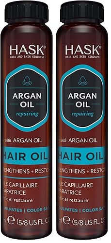Miniatura 4 de Hask Aceite de argán reparador de aceite para el cabello 58 oz paquete de 12