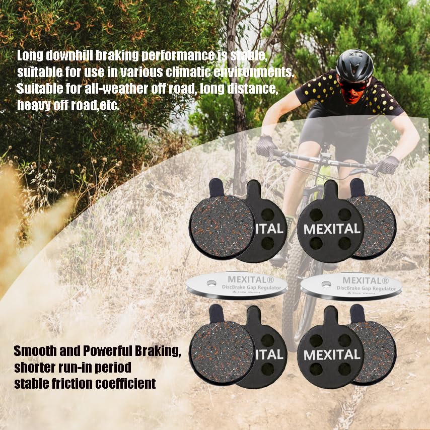 4 Paires Bicyclette Plaquettes De Frein à Disque Pour XTR,Saint,Deore XT,Deore LX,Hone,Deore,SLX