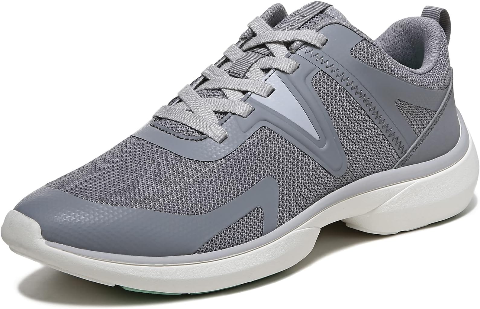 Vionic Women's Vortex Leyo Casual Sneakers- Supportive Walking Shoes That Include Three-Zone Comfort with Orthotic Insole Arch Support, Fashion Sneakers for Women, Medium Fit, Slate, 7.5