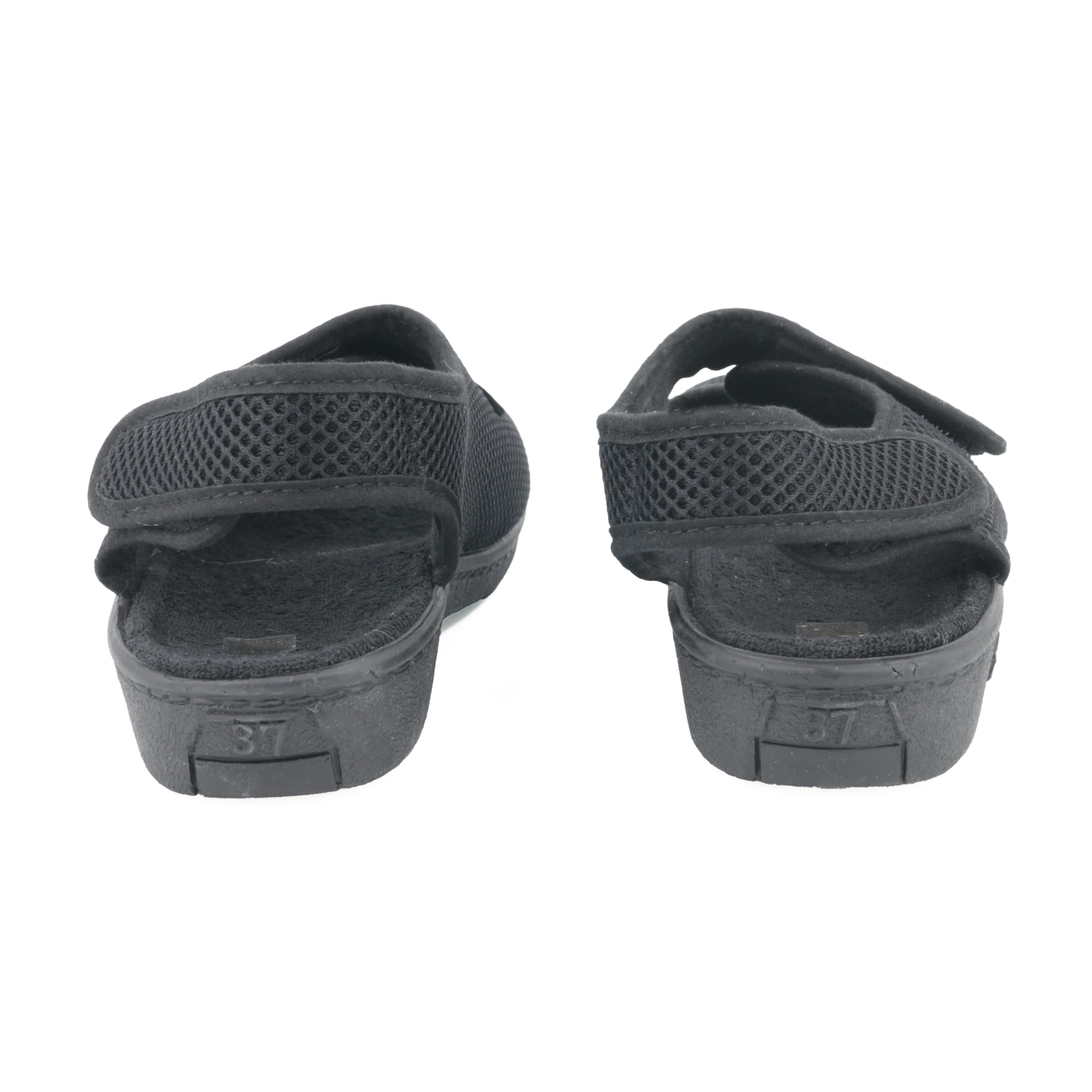 JOMIX Pantoufles Femme Ouvert avec Scratch Chaussons Diabétiques Confortable Sandales Orthopédiques Fabriqué en Espagne
