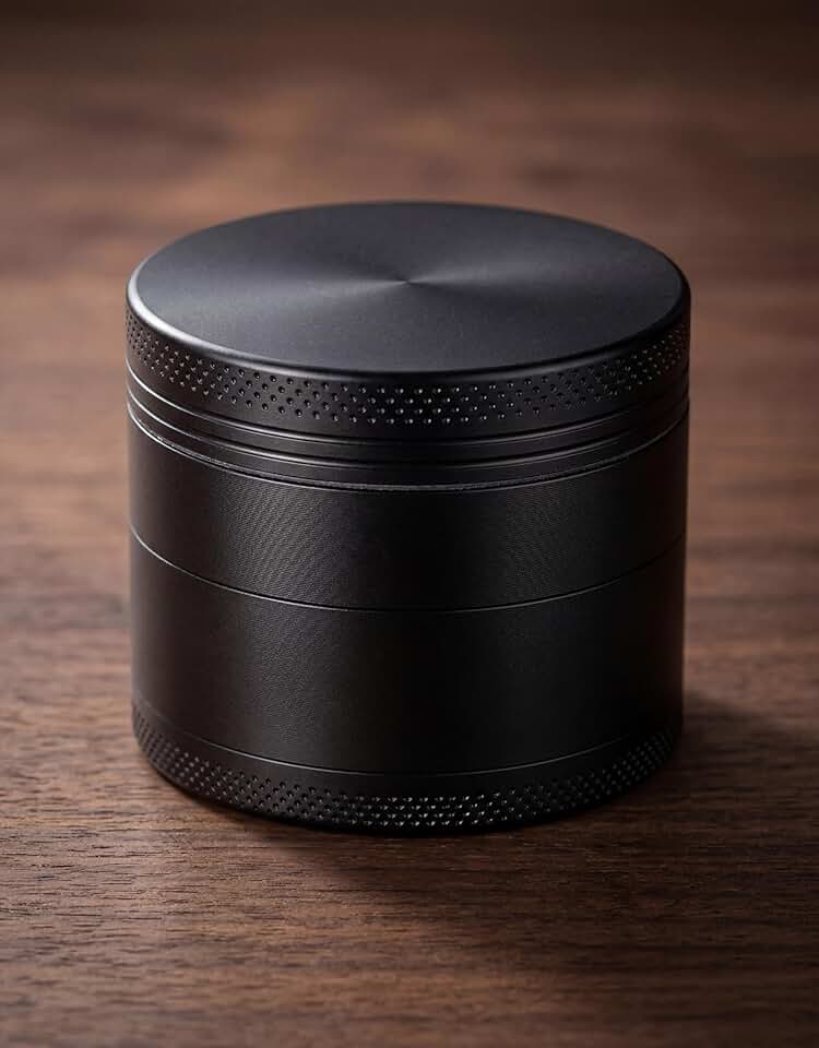 2.5'' Spice Grinder, 4 Piece Zinc Alloy Metal Grinder with Magnetic Lid, Ultra-Sharp Teeth, Heavy Duty &amp; Easy Clean