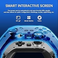 Vista 5 de hosowe Wireless Mobile Gaming Controller Compatible for PC/Switch/Android/iOS, Interactive Screen PC Controller with Programmable, Hall Effect