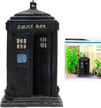 Aquarium Resin Hideouts Crafts Simulation Telephone Decorations for Fish