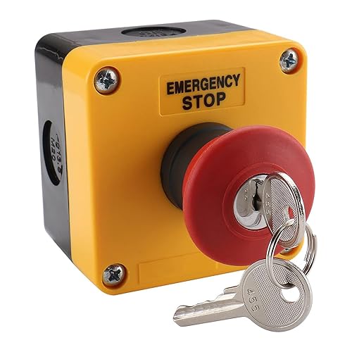 Baomain 660V Red Sign Emergency Stop Push Button Switch &