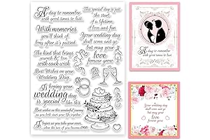Happy Wedding Clear Stamps