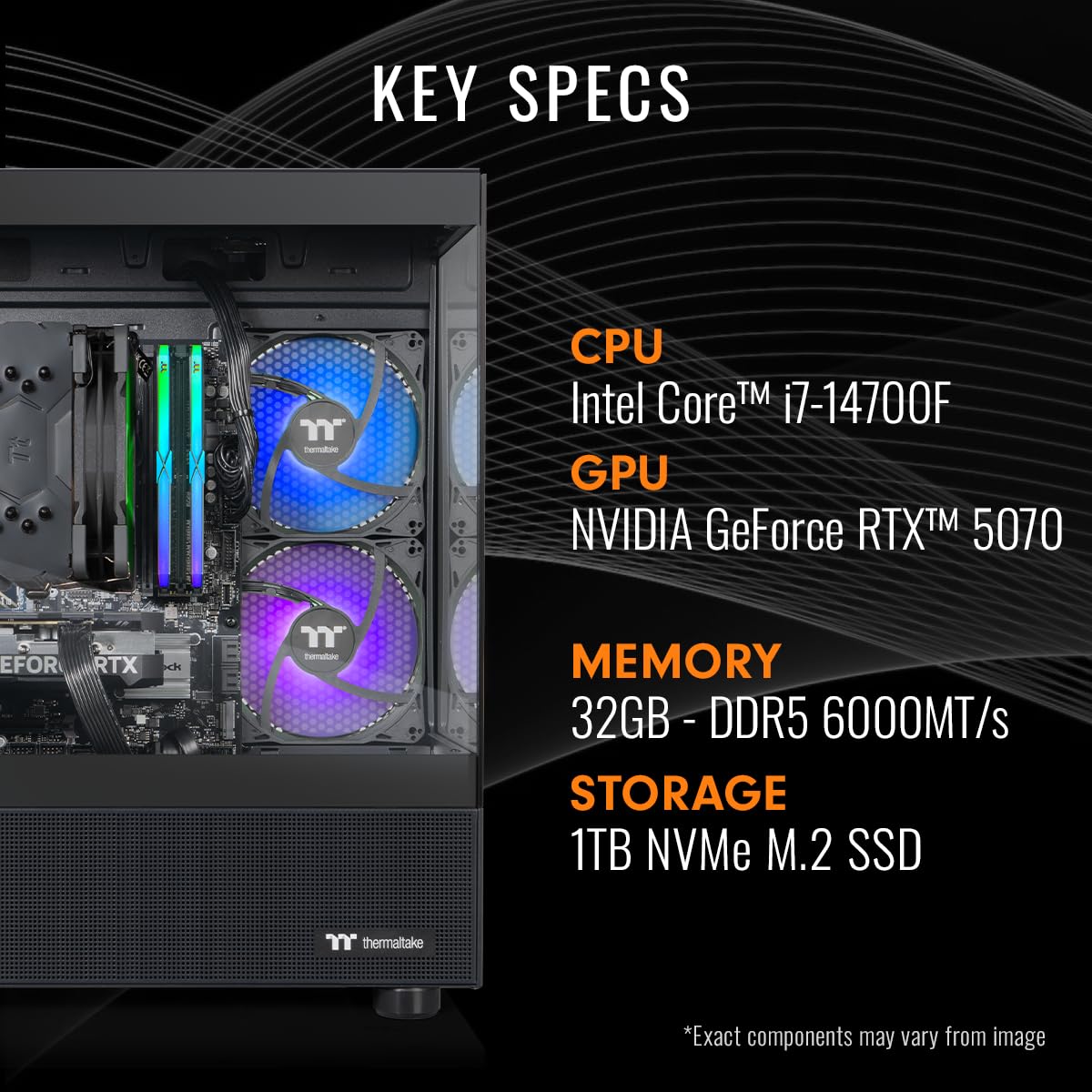 Amazon.com: Thermaltake LCGS View i1470-170 Gaming Desktop (Intel