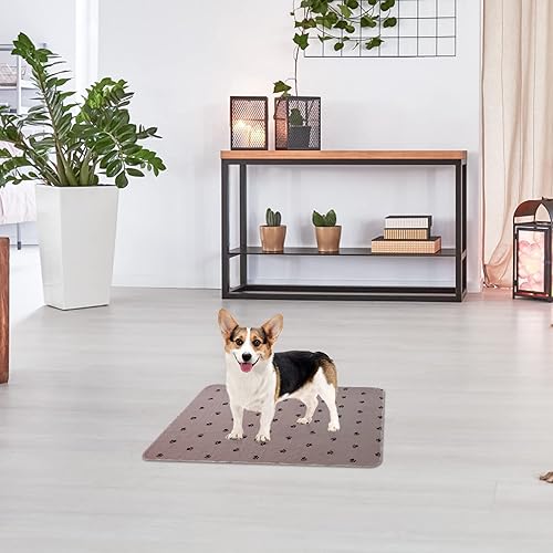 Miniatura 7 de PUPTECK Almohadillas lavables para orina para perros, paquete de 4 unidades, impermeables, reutilizables, almohadillas de entrenamiento para