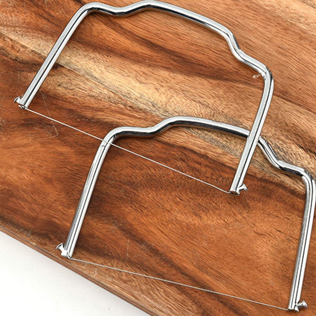 2pcs Slicer Cake Slicing Leveler Cheese Slitter Cake Cutter Cake Leveler Fruit Cutter Kitchen Tool Handheld Butter Cutter Baking Utensil