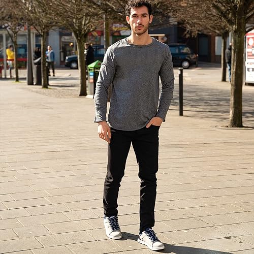 Miniatura 3 de AX BOXING Zapatos casuales para hombre, zapatillas de deporte de moda, transpirables, cómodas, zapatos para caminar para hombre