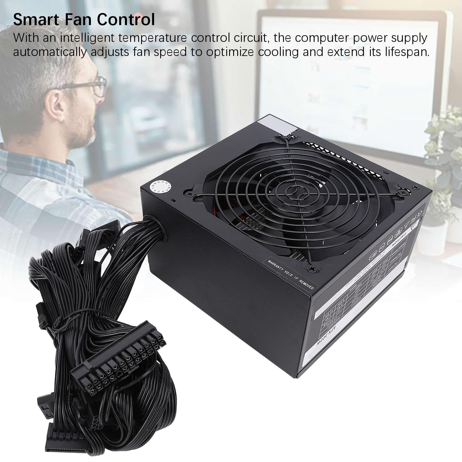 Generic Obudowa na Komputer Stacjonarny 500 W Zasilacz do Komputera Energooszczędny Wentylator z automatyczną regulacją Prędkości Dwurdzeniowa Platforma dla Systemu Vista 12 V Wysoki Prąd