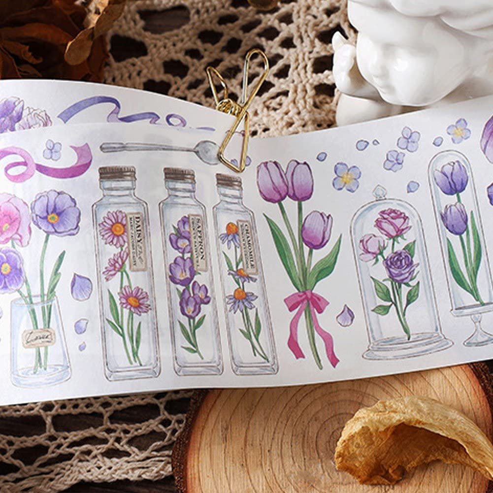 Vintage botanische stickers, 6 sets van 300 stuks, decoratieve stickers voor doe-het-zelf journaling, dagboek, planner, knutselen (Vintage Nature