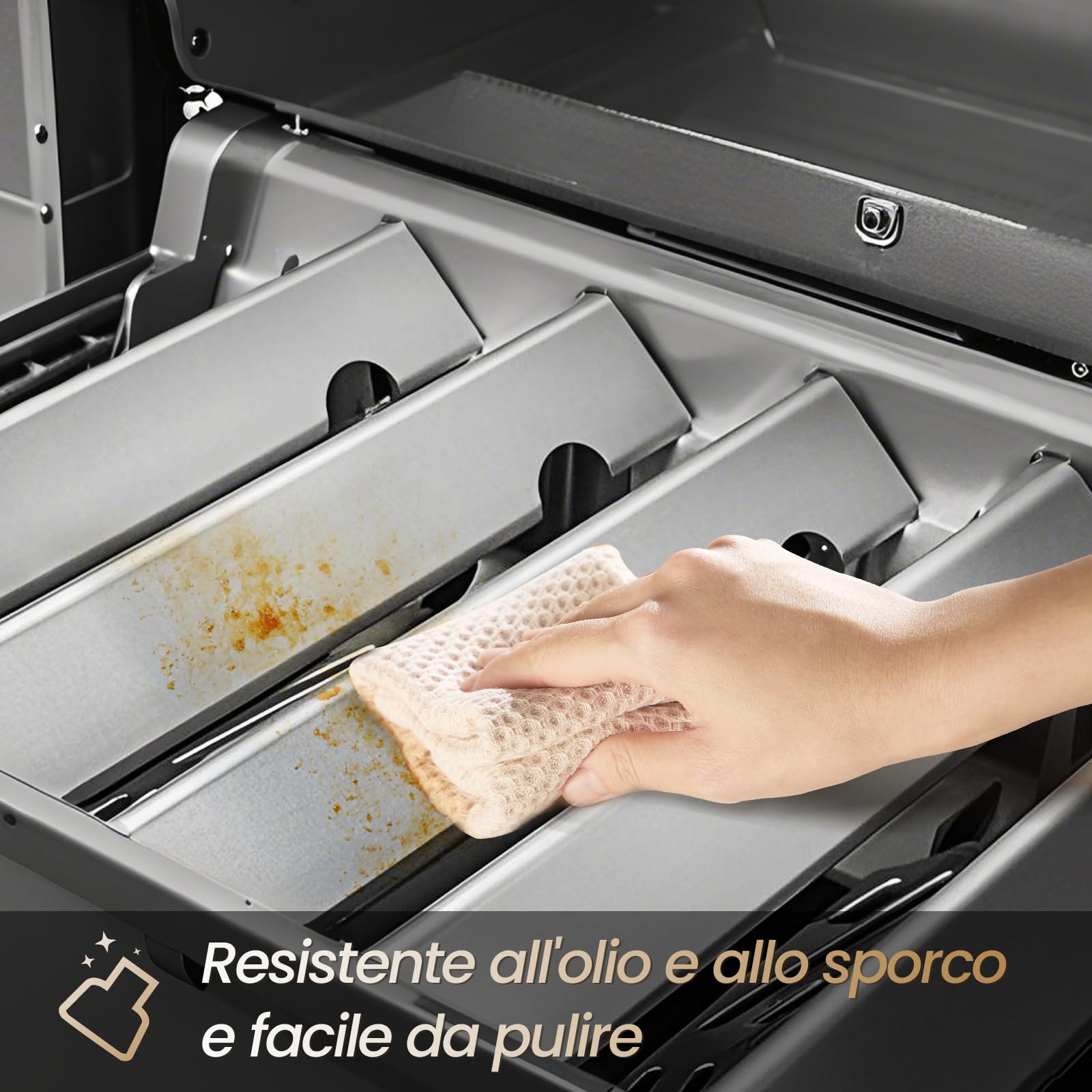 Barre Flavorizer in Acciaio Inox, Flavorizer Barre per W-e-b-e-r Genesis II/LX 300 Serie II E-310, II E-330, II E-335, II S-335, II LX S/E-340, Genesis II 210, LX 240 (2017 And Newer)