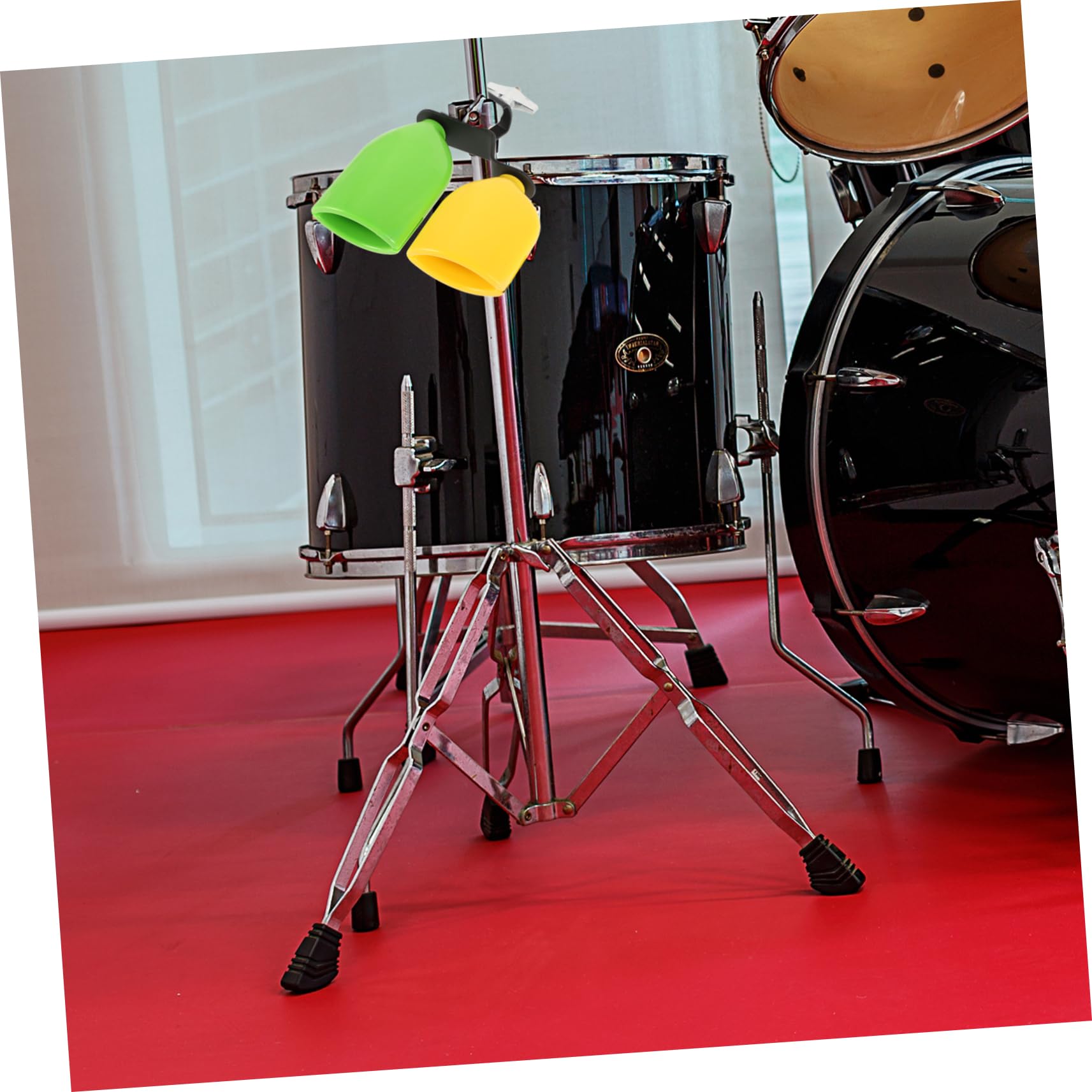 Bloques de Percusión de Plástico 1 Par Sonidos Altos y Bajos