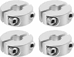 Collare Albero A Morsetto In Alluminio - Foro 5mm Per Applicazioni Meccaniche | Set Da 2 Pezzi - Foto 7