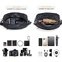 ULANZI Camera Sling Bag, Black, 10L, Lightweight and portable gallery image