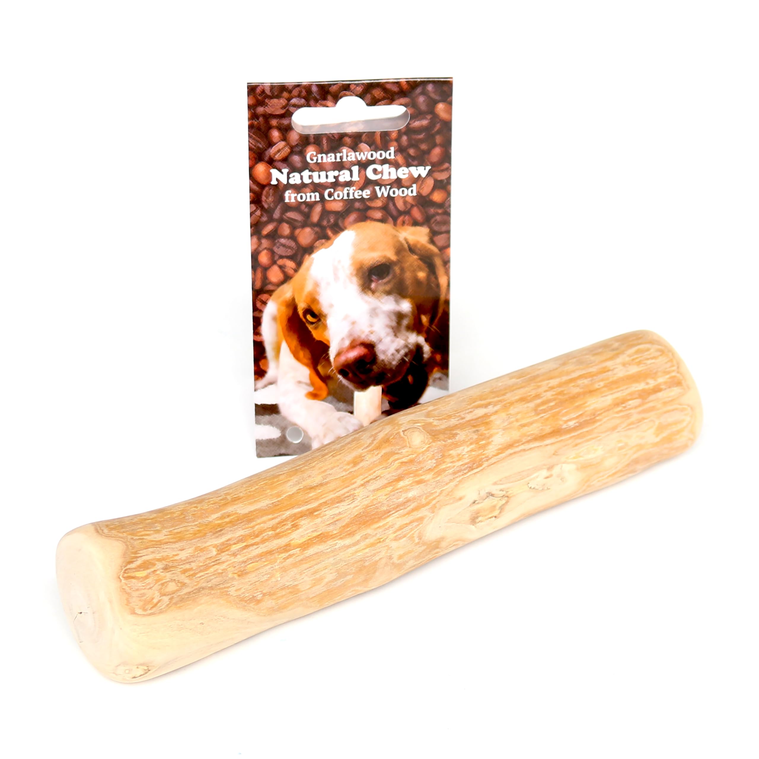 kozeepet Gnarlawood Coffee Wood Dog Chew, Brown, Large