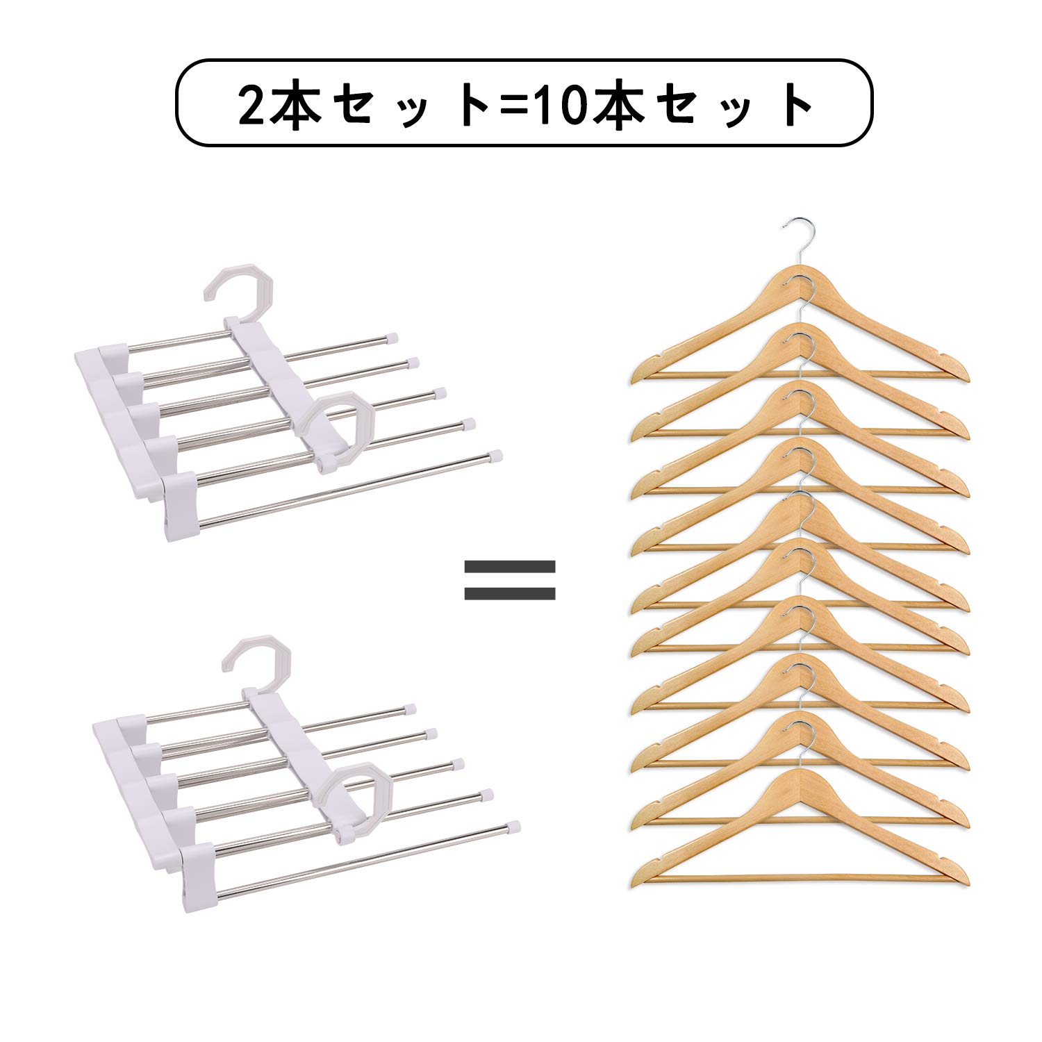 Amazon.co.jp: HongFeng ズボンハンガー パンツハンガー 多機能 Amazon.co.jp: HongFeng ズボンハンガー パンツハンガー 多機能