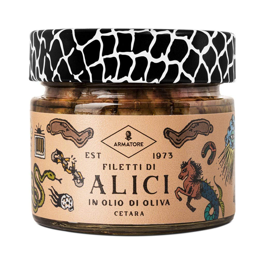 Armatore, Filets d'Anchois Cetara à l'Huile d'Olive (195 g)